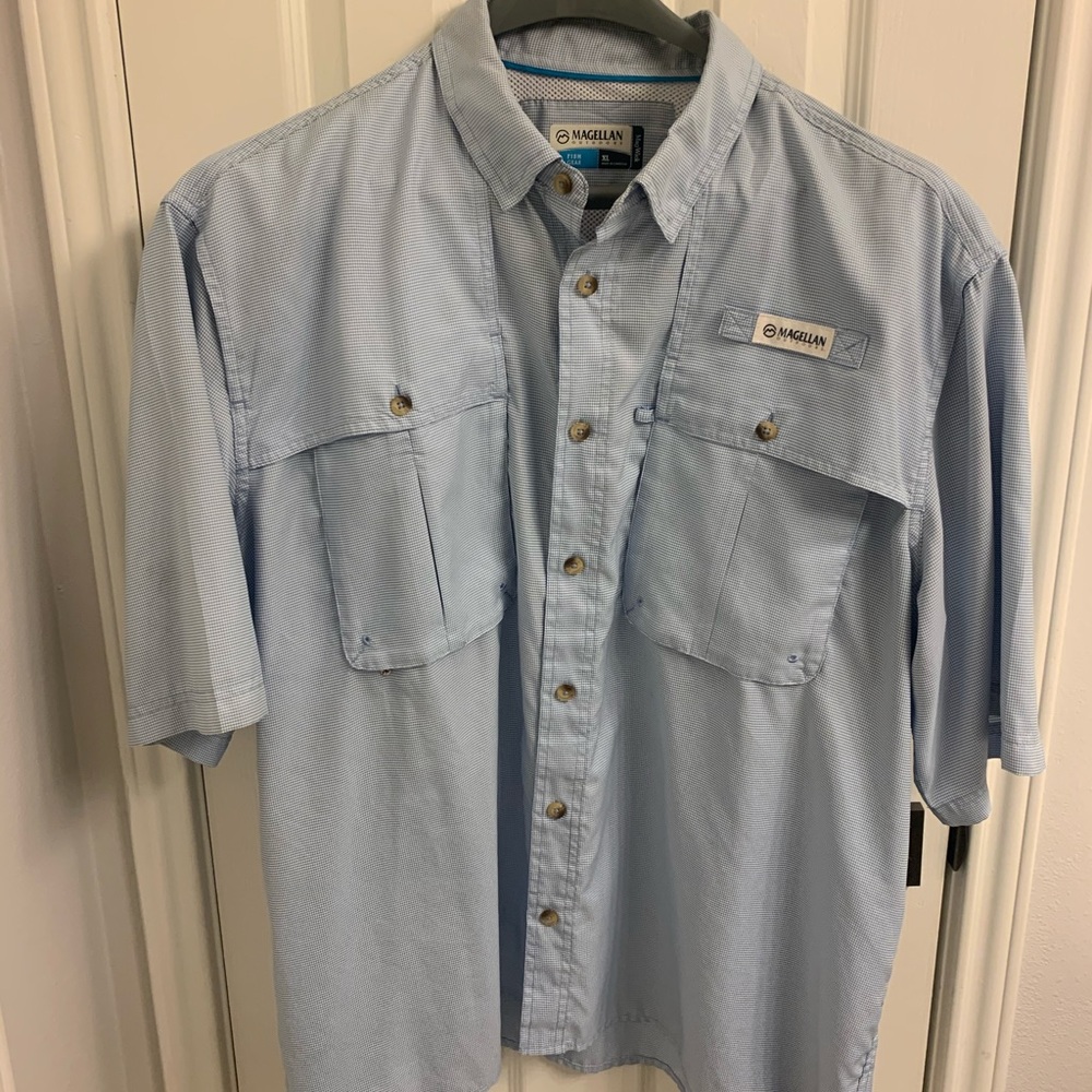 Men’s MAGELLAN short sleeve fishing shirt size XL